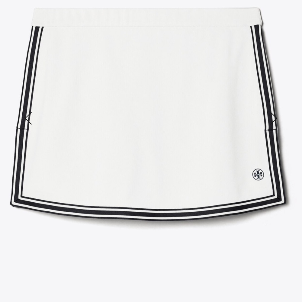 Tory Sport White Mesh Skort